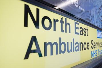 North East Ambulance Service sign